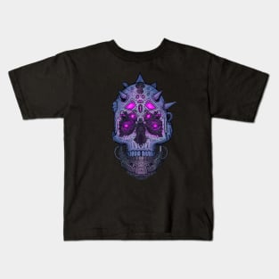 Cyberpunk Cyborg Skull Kids T-Shirt